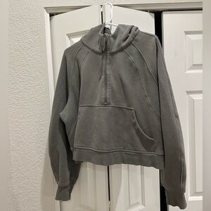 Scuba oversized half zip hood L/XL color olive